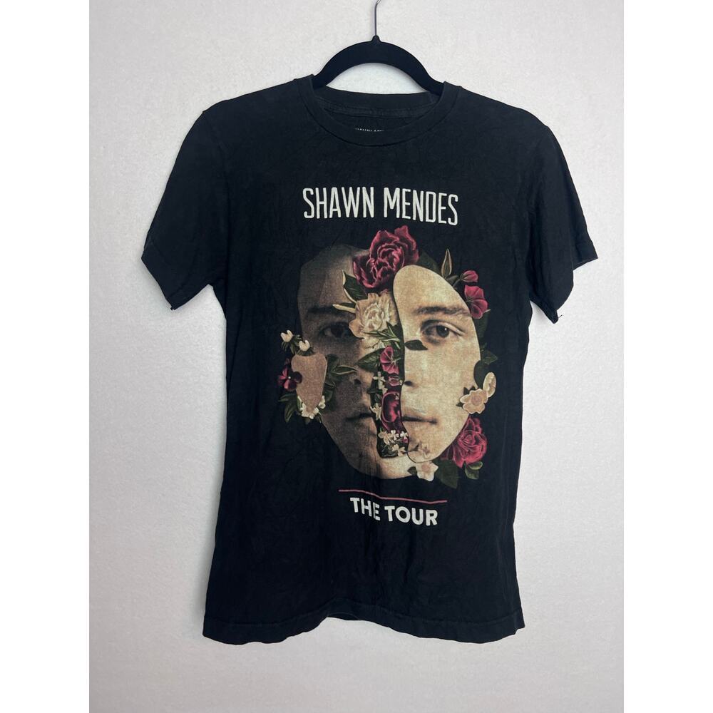 Shawn Mendes The Tour 2019 Concert T-Shirt Black Men's Size S